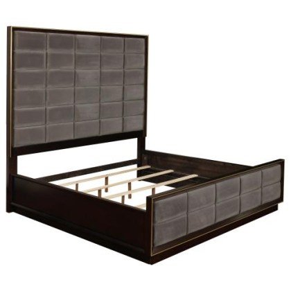 King Size Bed Frame Smoked
